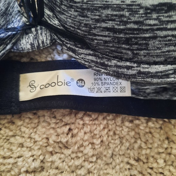 NWT Coobie 36 A Bra..  Padded Underwire, removable straps. - Picture 3 of 4